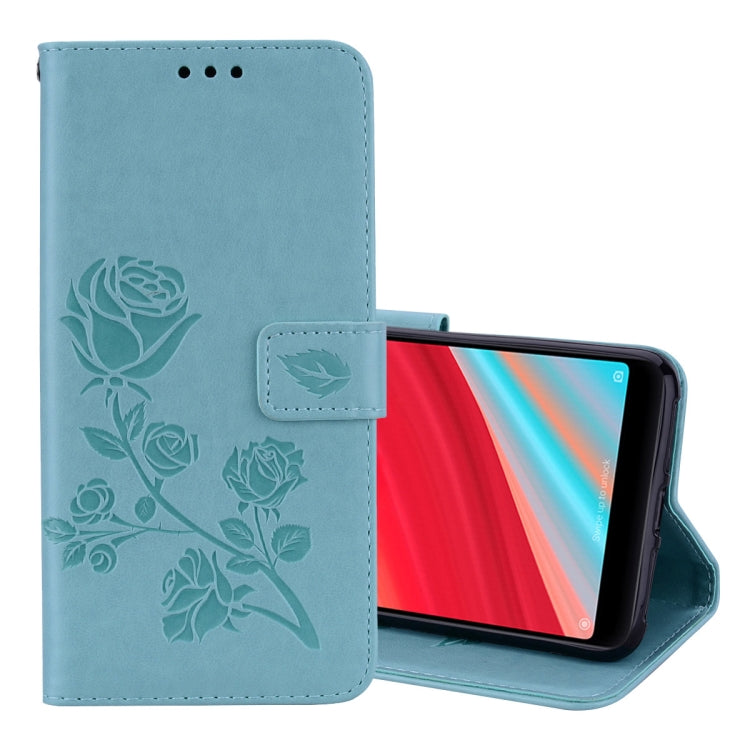 ซองหนัง PU ด้านสิ่งแวดล้อมพลิกแนวนอน Rose สำหรับ Xiaomi Redmi S2 พร้อมตัวยึดและช่องเสียบการ์ดและกระเป๋าสตางค์, For Xiaomi Redmi S2