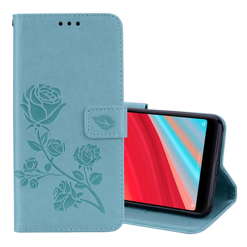 ซองหนัง PU ด้านสิ่งแวดล้อมพลิกแนวนอน Rose สำหรับ Xiaomi Redmi S2 พร้อมตัวยึดและช่องเสียบการ์ดและกระเป๋าสตางค์, For Xiaomi Redmi S2