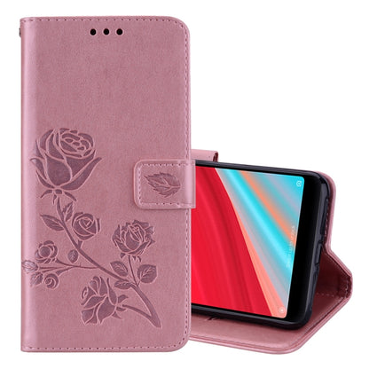 ซองหนัง PU ด้านสิ่งแวดล้อมพลิกแนวนอน Rose สำหรับ Xiaomi Redmi S2 พร้อมตัวยึดและช่องเสียบการ์ดและกระเป๋าสตางค์, For Xiaomi Redmi S2