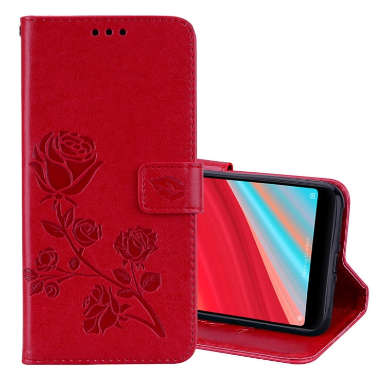 ซองหนัง PU ด้านสิ่งแวดล้อมพลิกแนวนอน Rose สำหรับ Xiaomi Redmi S2 พร้อมตัวยึดและช่องเสียบการ์ดและกระเป๋าสตางค์, For Xiaomi Redmi S2