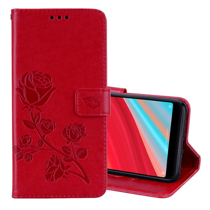 ซองหนัง PU ด้านสิ่งแวดล้อมพลิกแนวนอน Rose สำหรับ Xiaomi Redmi S2 พร้อมตัวยึดและช่องเสียบการ์ดและกระเป๋าสตางค์, For Xiaomi Redmi S2