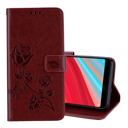 ซองหนัง PU ด้านสิ่งแวดล้อมพลิกแนวนอน Rose สำหรับ Xiaomi Redmi S2 พร้อมตัวยึดและช่องเสียบการ์ดและกระเป๋าสตางค์, For Xiaomi Redmi S2