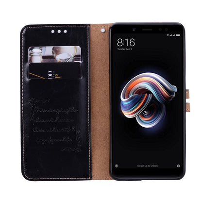 ซองหนังพลิกแนวนอนสไตล์ธุรกิจสำหรับ Xiaomi Redmi Note 5 Pro พร้อมตัวยึดและช่องเสียบการ์ดและกระเป๋าสตางค์, For Xiaomi Note 5 Pro