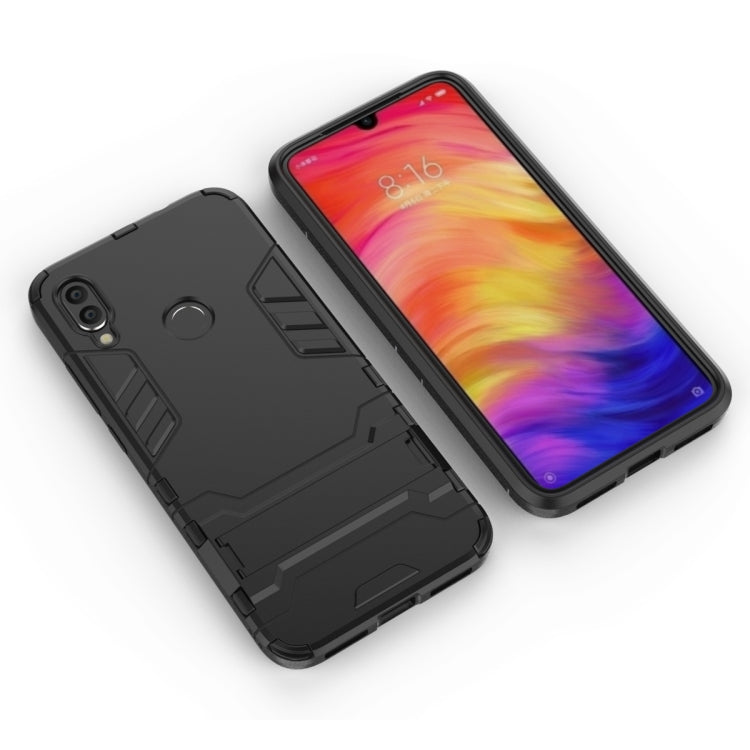 เคสกันกระแทก PC + TPU สำหรับ Xiaomi RedMi Note 7 พร้อมตัวยึด, XiaoMi RedMi Note 7