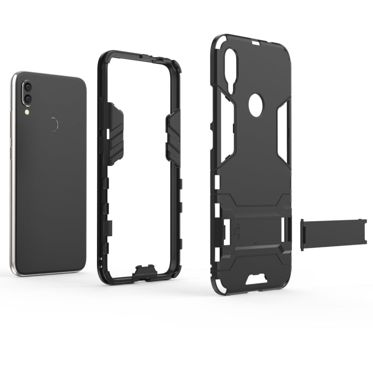 เคสกันกระแทก PC + TPU สำหรับ Xiaomi RedMi Note 7 พร้อมตัวยึด, XiaoMi RedMi Note 7