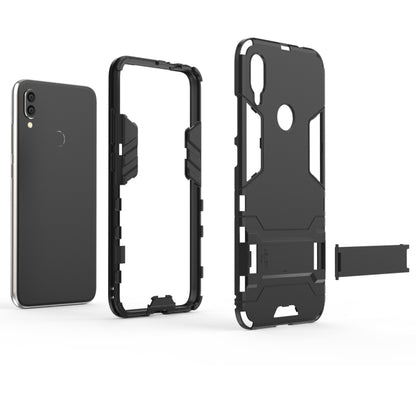 เคสกันกระแทก PC + TPU สำหรับ Xiaomi RedMi Note 7 พร้อมตัวยึด, XiaoMi RedMi Note 7