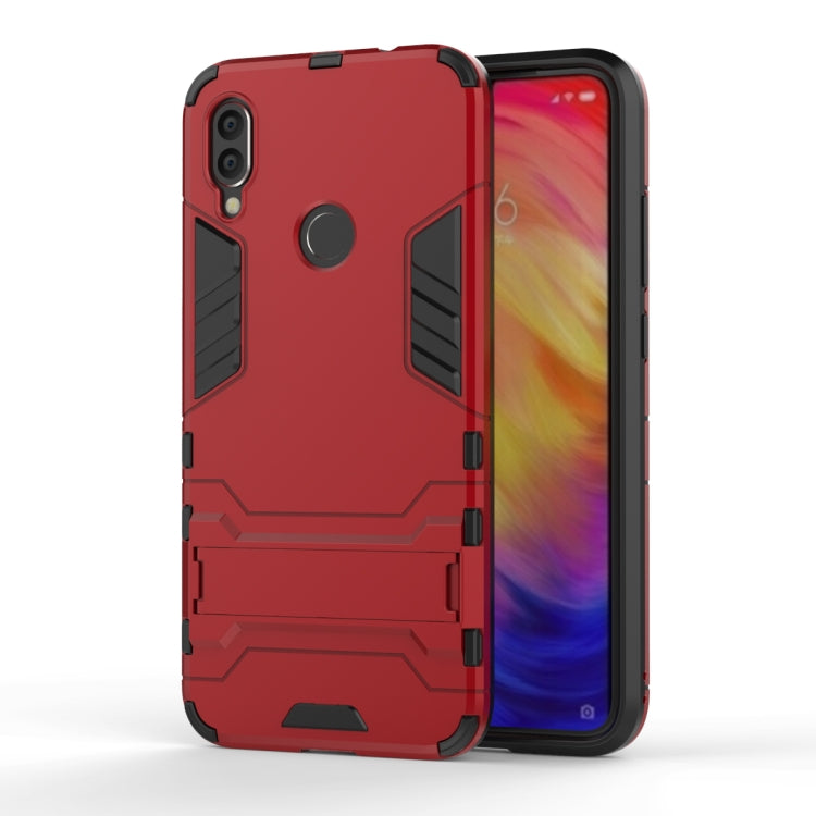 เคสกันกระแทก PC + TPU สำหรับ Xiaomi RedMi Note 7 พร้อมตัวยึด, XiaoMi RedMi Note 7