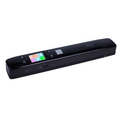 iScan02 Double Roller Mobile Document เครื่องสแกนเนอร์แบบพกพาพร้อมจอแสดงผล LED รองรับ 1050DPI / 600DPI / 300DPI / PDF / JPG / TF, iScan02 White, iScan02 Black