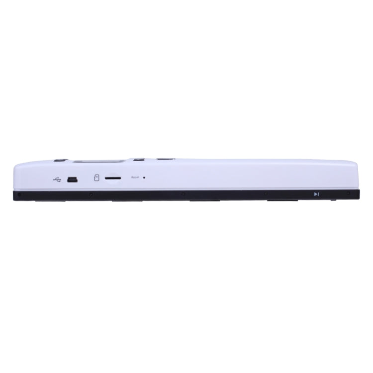 iScan02 Double Roller Mobile Document เครื่องสแกนเนอร์แบบพกพาพร้อมจอแสดงผล LED รองรับ 1050DPI / 600DPI / 300DPI / PDF / JPG / TF, iScan02 White, iScan02 Black
