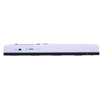 iScan02 Double Roller Mobile Document เครื่องสแกนเนอร์แบบพกพาพร้อมจอแสดงผล LED รองรับ 1050DPI / 600DPI / 300DPI / PDF / JPG / TF, iScan02 White, iScan02 Black