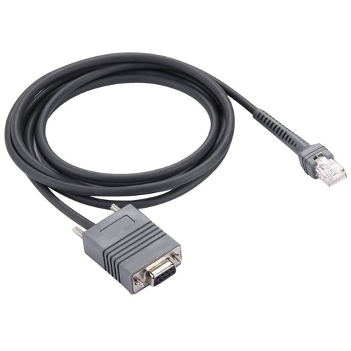 สายเคเบิลข้อมูลอนุกรมของสแกนเนอร์ RS232 ถึง RJ45 ยาว 2 ม. สำหรับ Symbol LS2208, RS232 to RJ45