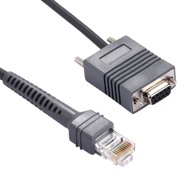 สายเคเบิลข้อมูลอนุกรมของสแกนเนอร์ RS232 ถึง RJ45 ยาว 2 ม. สำหรับ Symbol LS2208, RS232 to RJ45