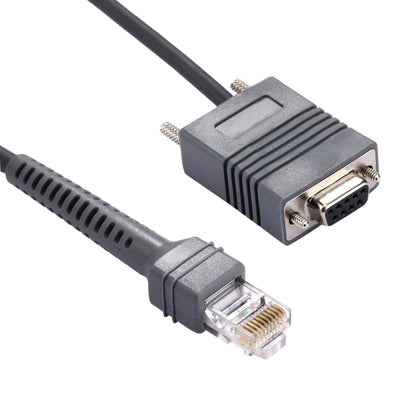 สายเคเบิลข้อมูลอนุกรมของสแกนเนอร์ RS232 ถึง RJ45 ยาว 2 ม. สำหรับ Symbol LS2208, RS232 to RJ45