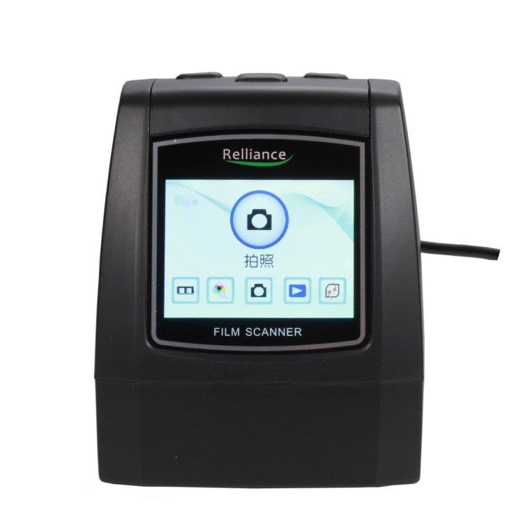 EC018 USB 2.0 สี 2.4 นิ้ว TFT LCD เครื่องสแกนฟิล์มหน้าจอ รองรับการ์ด SD, EC018