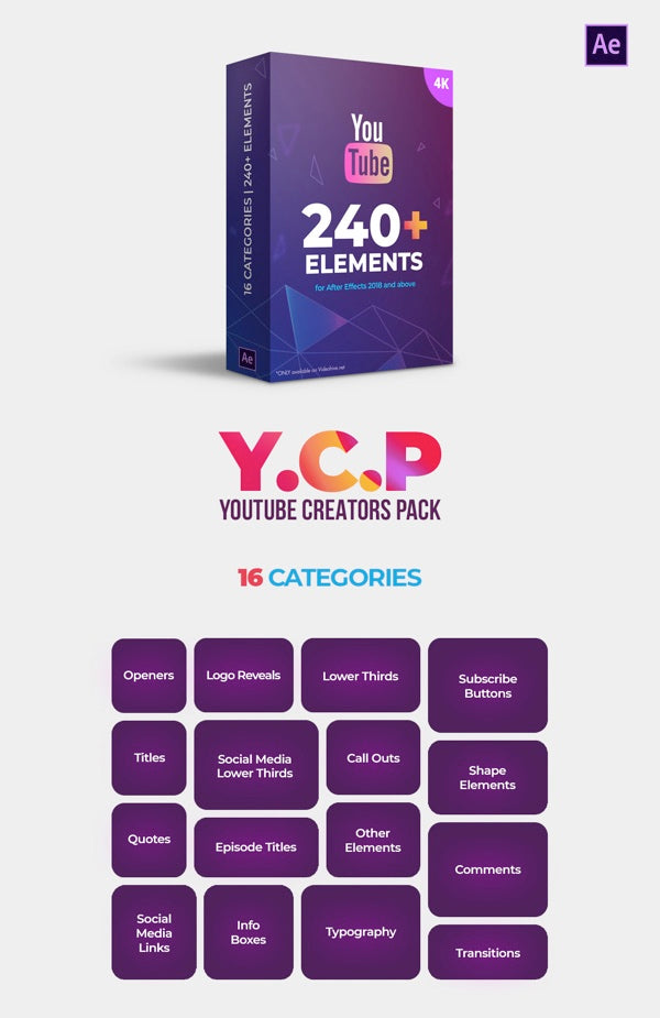 Youtube Creators Pack + Sound Effects