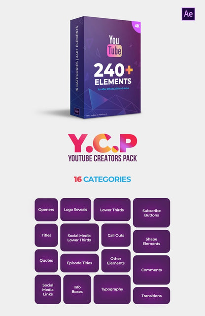 Youtube Creators Pack + Sound Effects