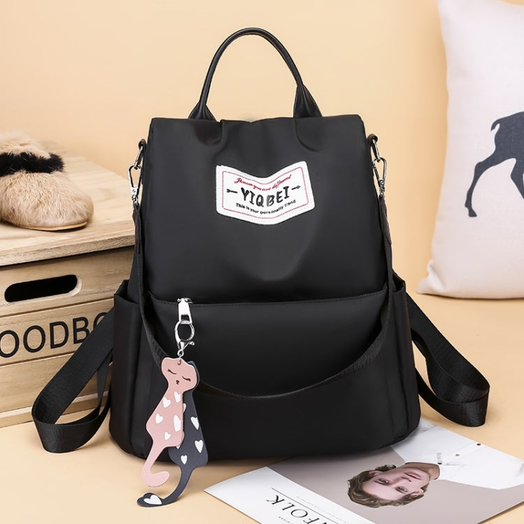 กระเป๋าสะพายหลังป้องกันการโจรกรรมมัลติฟังก์ชั่น Crossbody Casual Tote Bag พร้อมจี้ประดับ, 624