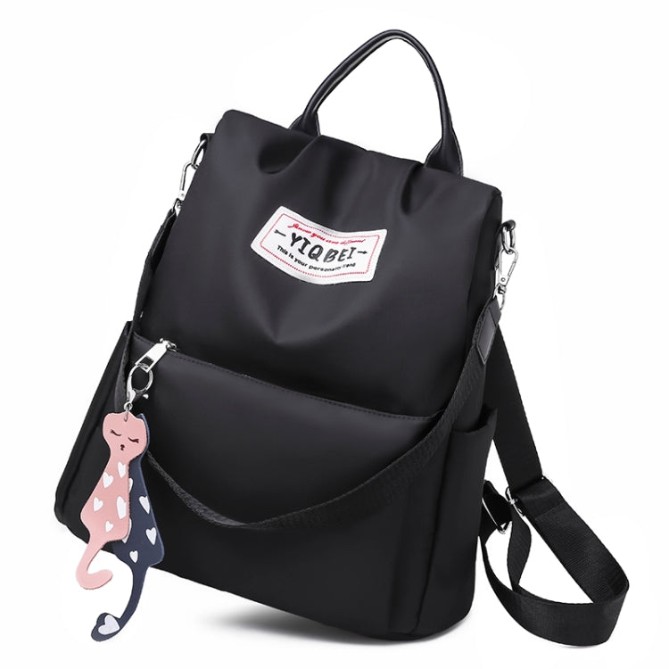 กระเป๋าสะพายหลังป้องกันการโจรกรรมมัลติฟังก์ชั่น Crossbody Casual Tote Bag พร้อมจี้ประดับ, 624