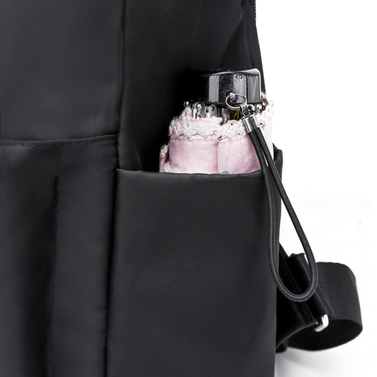 กระเป๋าสะพายหลังป้องกันการโจรกรรมมัลติฟังก์ชั่น Crossbody Casual Tote Bag พร้อมจี้ประดับ, 624