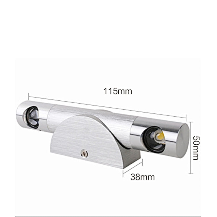 YWXLight 6W 360 Degrees Rotation Wall Lamp LED Nightlight, AC 110-240V