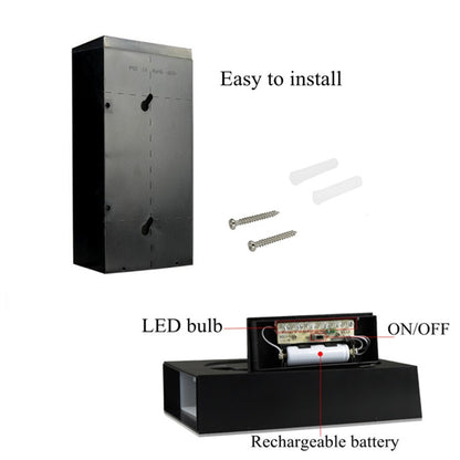 YWXLight 0.36W ติดผนังพลังงานแสงอาทิตย์ 6 LEDs โคมไฟประตูโคมไฟบ้านเลขที่ไฟระเบียงพร้อมแผงพลังงานแสงอาทิตย์ (8), -1.0, -2.0, -3.0, -4.0, -5.0, -6.0, -7.0, -8.0, -9.0, 0.0