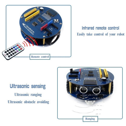 ชุดสร้างหุ่นยนต์ Waveshare AlphaBot2 สำหรับ Arduino (ไม่มีตัวควบคุม Arduino), For Arduino (no Arduino Controller)