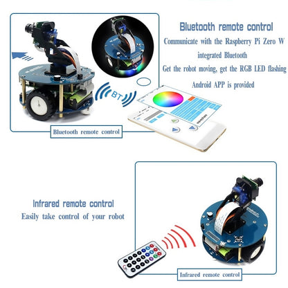 ชุดสร้างหุ่นยนต์ Waveshare AlphaBot2 สำหรับ Raspberry Pi 3 รุ่น B, For Raspberry Pi 3 Model B