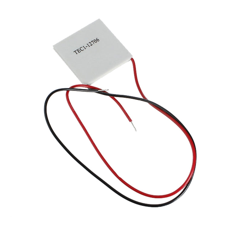 LDTR-WG0227 TEC1-12706 โมดูลแผ่นทำความเย็นเทอร์โมอิเล็กทริกคูลเลอร์ Peltier ขนาด 40x40 มม. 12V 60W