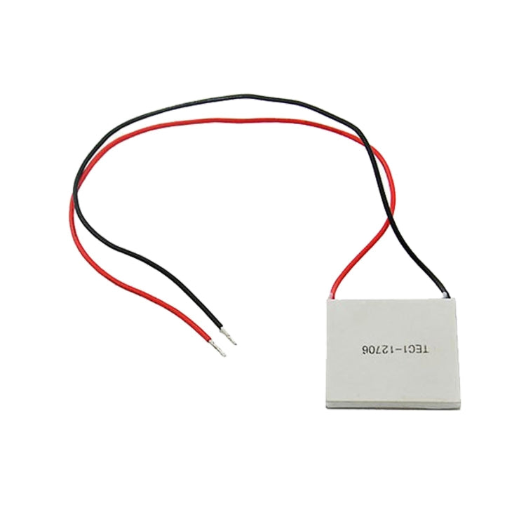 LDTR-WG0227 TEC1-12706 โมดูลแผ่นทำความเย็นเทอร์โมอิเล็กทริกคูลเลอร์ Peltier ขนาด 40x40 มม. 12V 60W