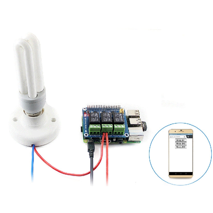 บอร์ดรีเลย์ Waveshare RPi, RPi Relay Board