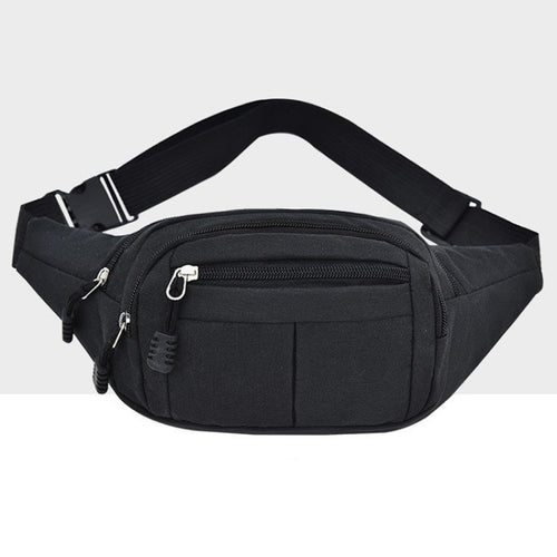 Pure Color Multi-function Casual กระเป๋ากันน้ำกระเป๋าคาดเอวกระเป๋ากีฬา