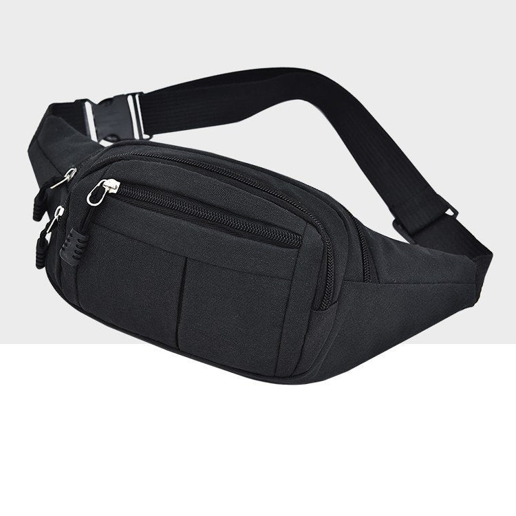 Pure Color Multi-function Casual กระเป๋ากันน้ำกระเป๋าคาดเอวกระเป๋ากีฬา