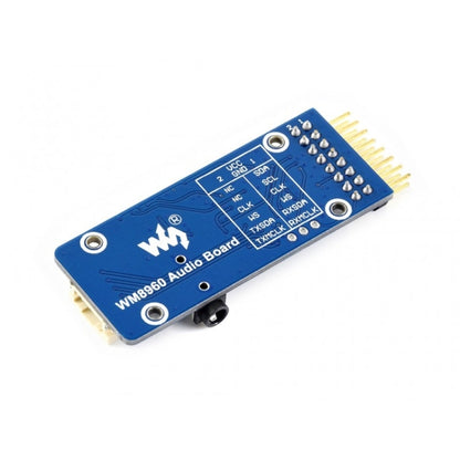 Waveshare WM8960 สเตอริโอ CODEC โมดูลเสียง เล่น/บันทึก, Stereo CODEC Audio Module