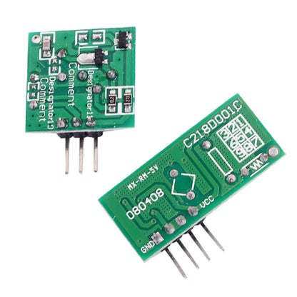LDTR-WG0241 เครื่องส่งสัญญาณไร้สาย DIY 433MHz + โมดูลรับสัญญาณ Superregeneration, Transmitter