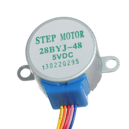 LDTR-WG0246 28YBJ-48 DC 5V 4 เฟส 5 สายสเต็ปเปอร์มอเตอร์พร้อมบอร์ดไดรเวอร์ ULN2003