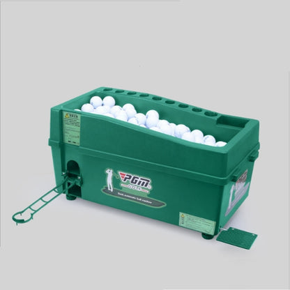 PGM Indoor Golf Multi-function Automatic Ball Machine with Club Rack, 60x33x27cm Green