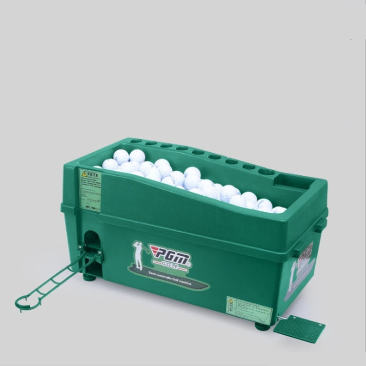 PGM Indoor Golf Multi-function Automatic Ball Machine with Club Rack, 60x33x27cm Green