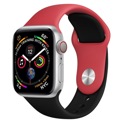 สายนาฬิกาซิลิโคนสองสีสำหรับ Apple Watch Series 3 & 2 & 1 42mm (ฟ้าอ่อน+ชมพูอ่อน)