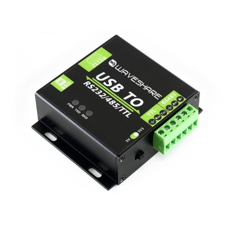 Waveshare USB เป็น RS232 / RS485 / TTL Industrial Isolated Converter, 15817