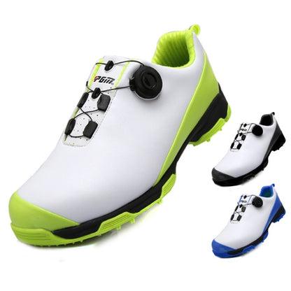 รองเท้าผ้าใบ PGM Golf Waterproof Rotary Buckle Shoe สำหรับผู้ชาย, 41, 45, 40, 42, 43, 44