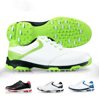 PGM Golf รองเท้าผ้าใบกันลื่นหนังไมโครไฟเบอร์กันลื่นสำหรับผู้ชาย, 41, 42, 43, 39, 44