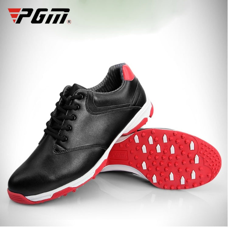 PGM Golf รองเท้าผ้าใบกันลื่นหนังไมโครไฟเบอร์กันลื่นสำหรับผู้ชาย, 41, 42, 43, 39, 44
