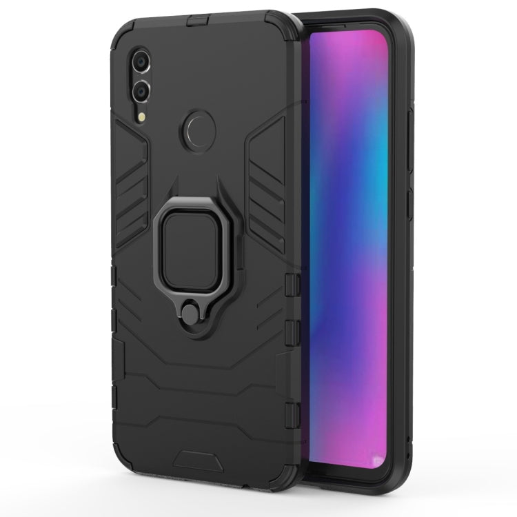 เคสกันกระแทก PC + TPU พร้อมตัวยึดแหวนแม่เหล็กสำหรับ Huawei Honor 10 Lite