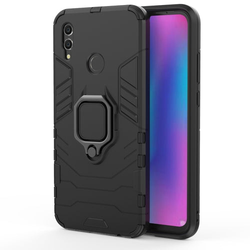 เคสกันกระแทก PC + TPU พร้อมตัวยึดแหวนแม่เหล็กสำหรับ Huawei Honor 10 Lite
