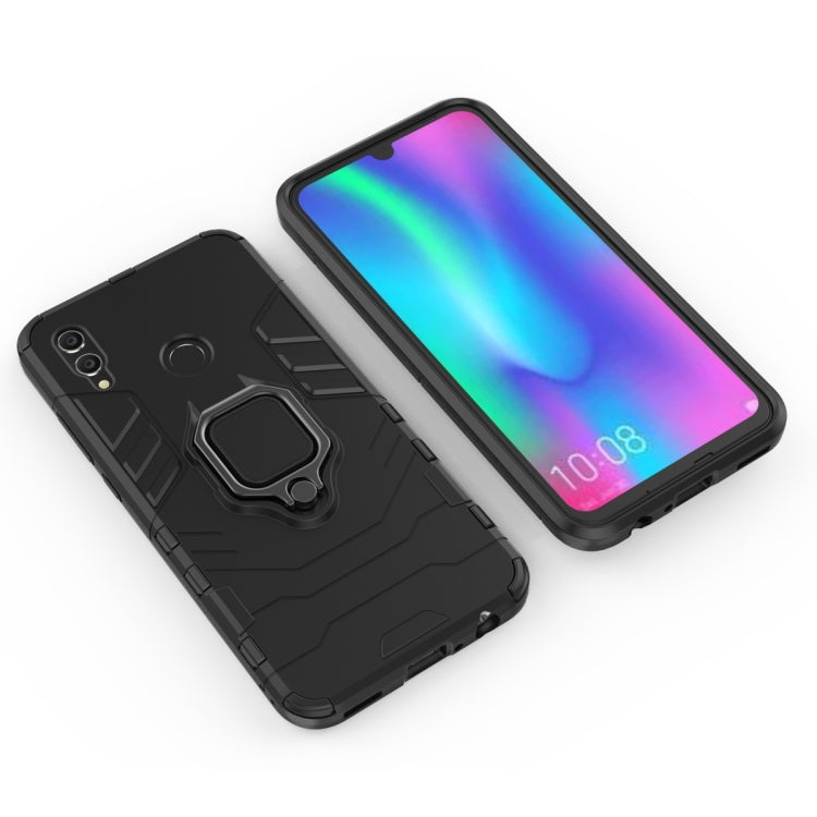 เคสกันกระแทก PC + TPU พร้อมตัวยึดแหวนแม่เหล็กสำหรับ Huawei Honor 10 Lite
