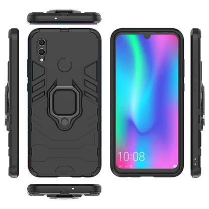 เคสกันกระแทก PC + TPU พร้อมตัวยึดแหวนแม่เหล็กสำหรับ Huawei Honor 10 Lite