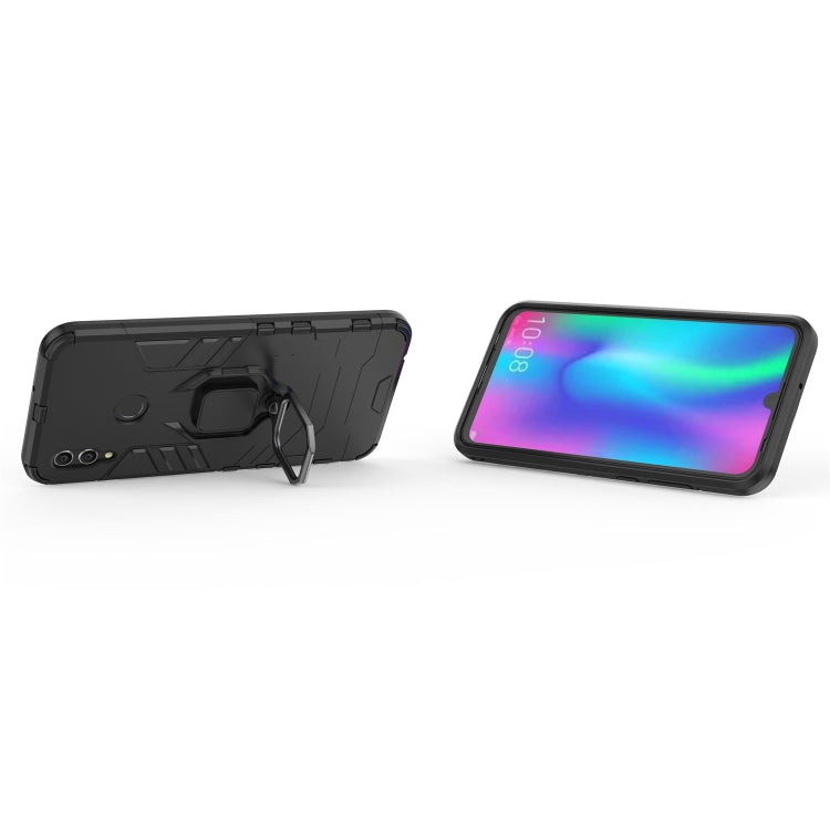 เคสกันกระแทก PC + TPU พร้อมตัวยึดแหวนแม่เหล็กสำหรับ Huawei Honor 10 Lite