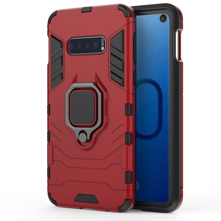 เคสกันกระแทก PC + TPU สำหรับ Galaxy S10e พร้อมตัวยึดแหวนแม่เหล็ก, For Galaxy S10e