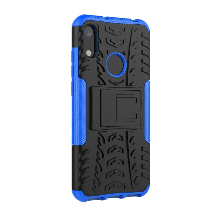 พื้นผิวยาง TPU + PC เคสโทรศัพท์กันกระแทกสำหรับ Huawei Honor 8A / Y6 2019 พร้อมตัวยึด, For Honor 8A