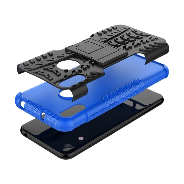 พื้นผิวยาง TPU + PC เคสโทรศัพท์กันกระแทกสำหรับ Huawei Honor 8A / Y6 2019 พร้อมตัวยึด, For Honor 8A